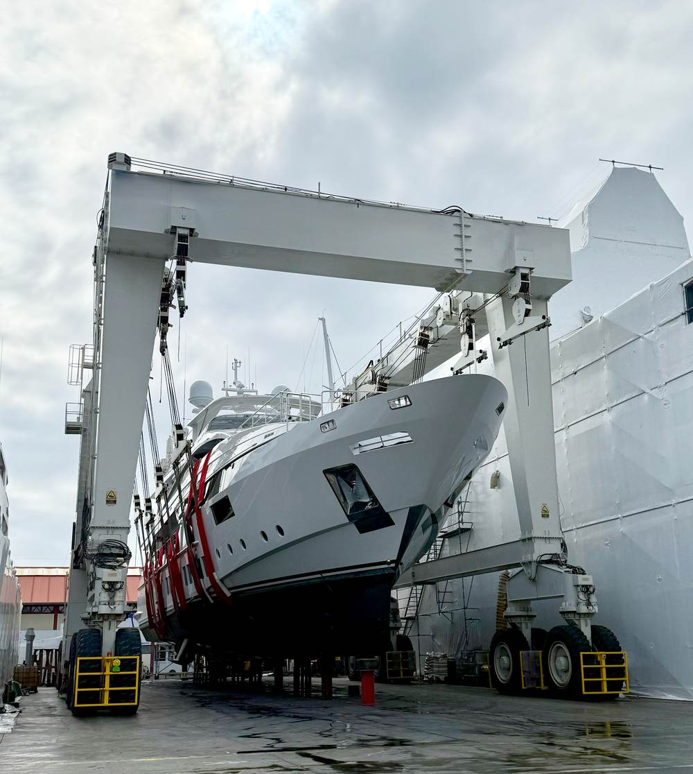 Lantimar Yachting at a Spanish shipyard managing Annex 71 documentation during a refit